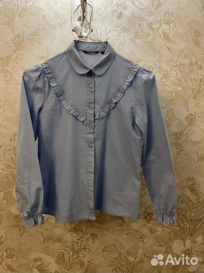 Школьная форма для девочки синяя 140