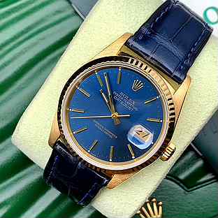 Золотые Rolex Datejust 36 mm 16238