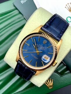 Золотые Rolex Datejust 36 mm 16238