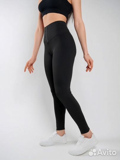 Леггинсы с высокой талией/размер единый: 46-48-50