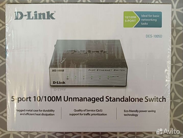 Коммутатор D-Link Switch DES-1005D