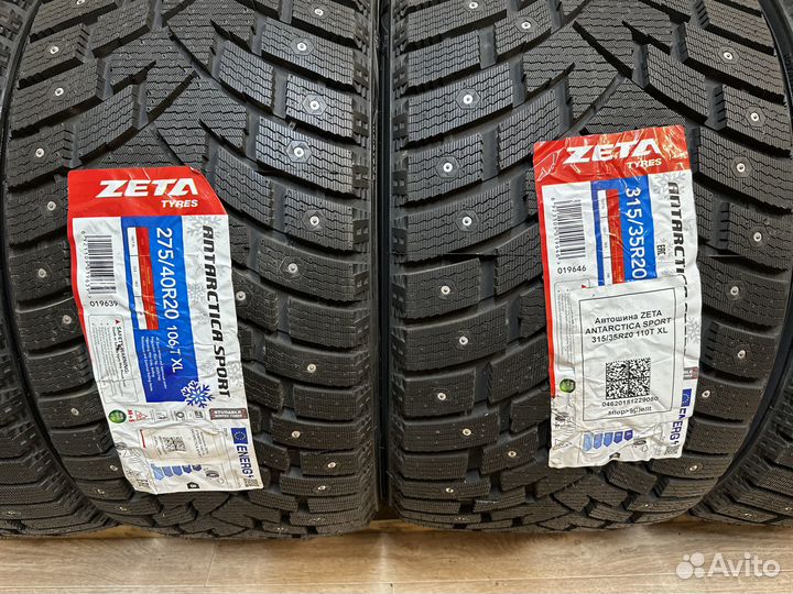 Zeta Antarctica Sport 275/40 R20 и 315/35 R20 109W
