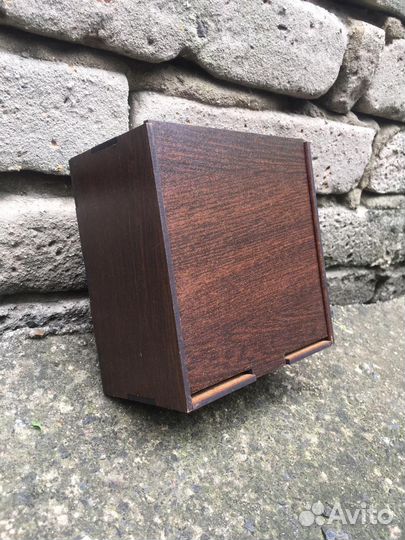 Коробка подарочная из дерева выдвижная