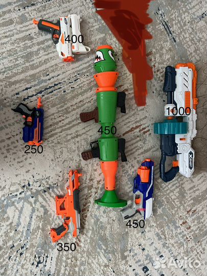 Бластеры nerf (цена за все)