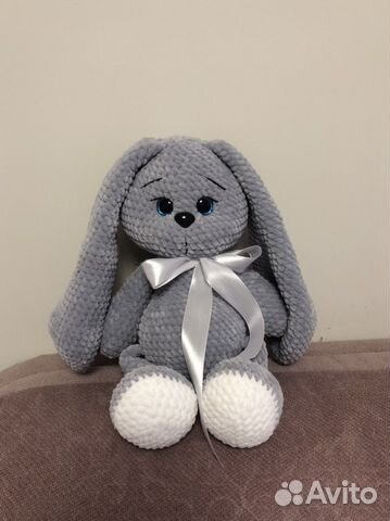 Вязаные игрушки заяц