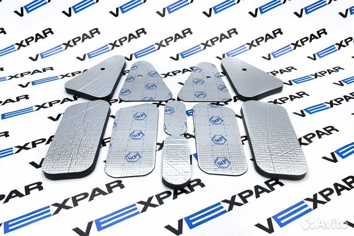 Комплект виброшумопоглощающий капота Лада Ларгус