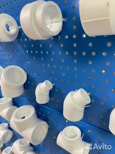 PP-R Угольник 45 градусов переходной нв Белый 20 м