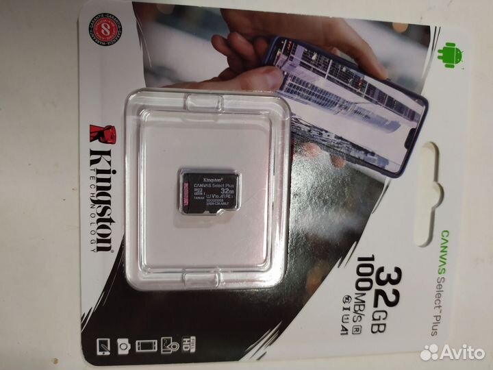 Карта памяти MicroSD, 32 Гб, флешка