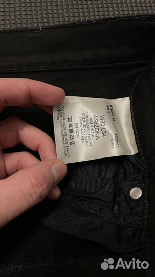 Мужские джинсы wrangler черные