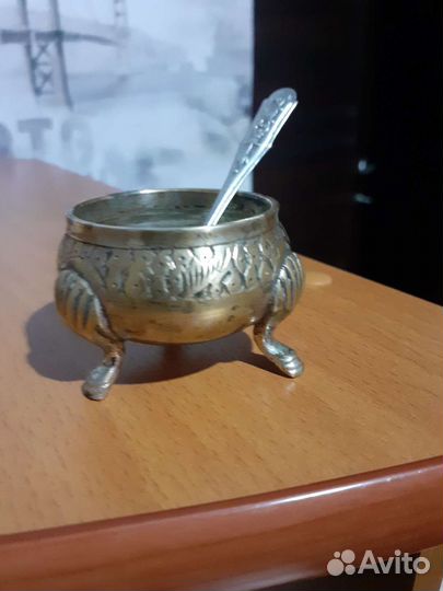 Солонка мельхиор СССР