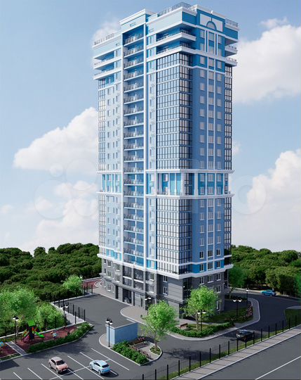 3-к. квартира, 96,4 м², 6/22 эт.