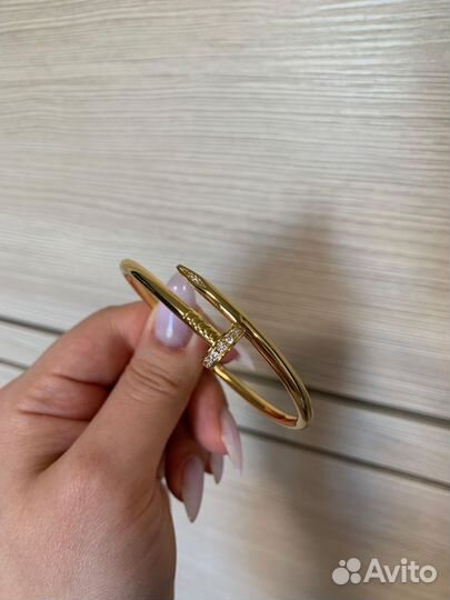 Браслет cartier гвоздь juste un clou на гарантии