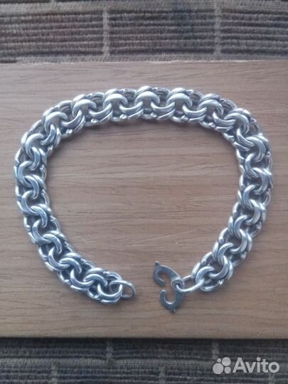 Серебряный браслет мужской 925