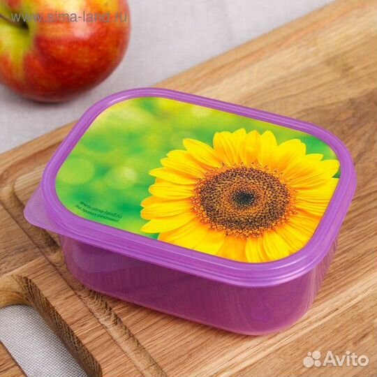 Ланч-бокс «Подсолнух», 500 мл
