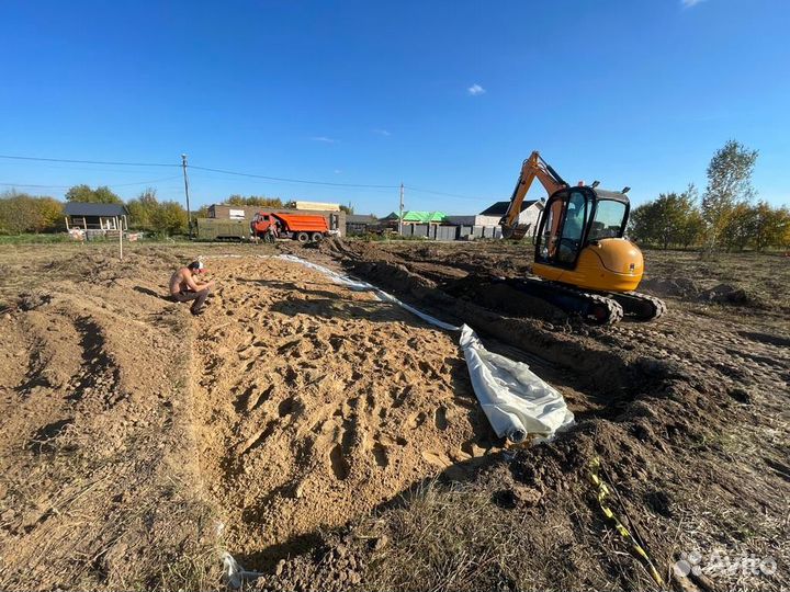 Услуги мини-эксковатора