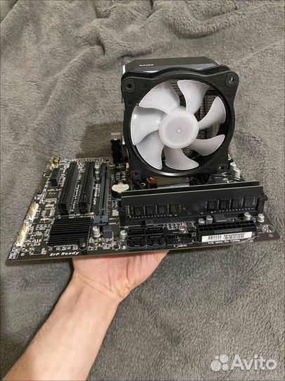 Комплект Intel i5 7500 / h110 / 16gb/ кулер