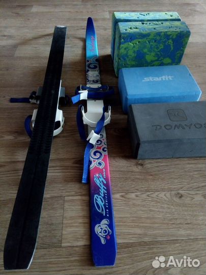 Лыжи, ледянка