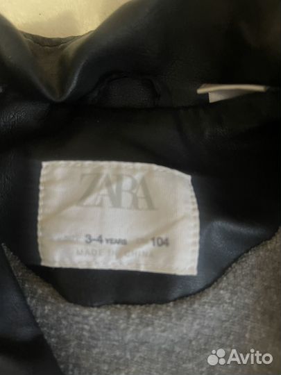 Кожаная куртка 104 zara