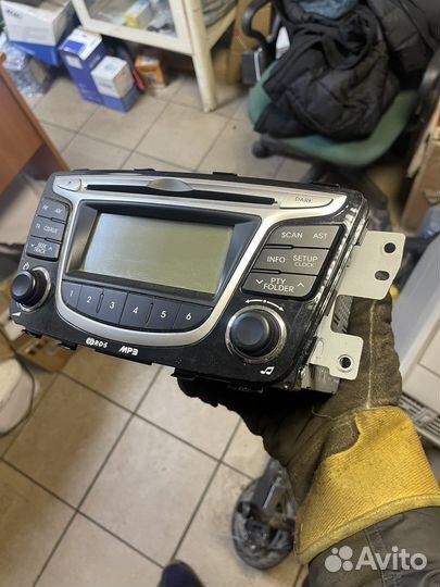 Hyundai Solaris Магнитола