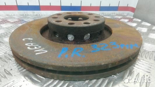 Диск тормозной передний volkswagen phaeton 1 (UEA0