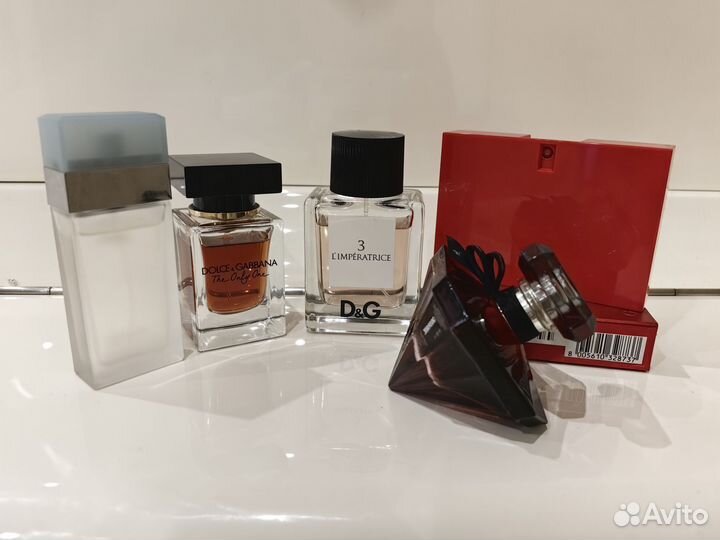Lancome La Nuit Tresor a la folie, Gucci Rush, D&G
