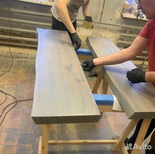 Тумба из слэба дерева на заказ