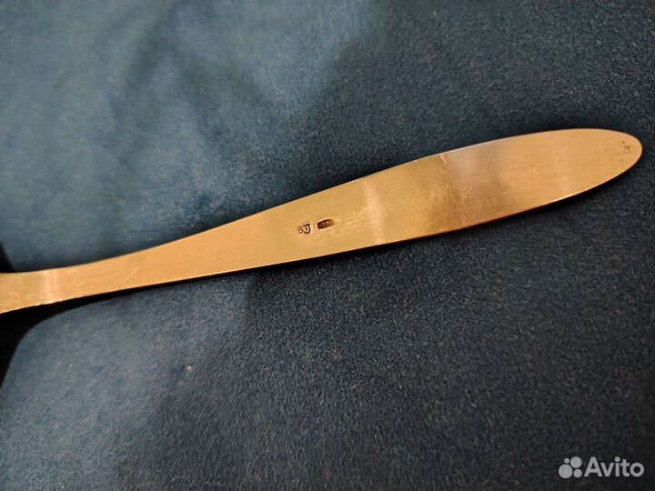 Лопатка для торта серебро 916