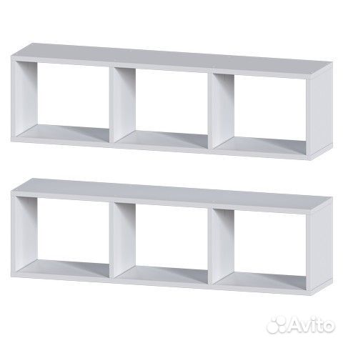 Настенная полка пд-3 Белая