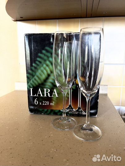 Бокалы для шампанского богемия