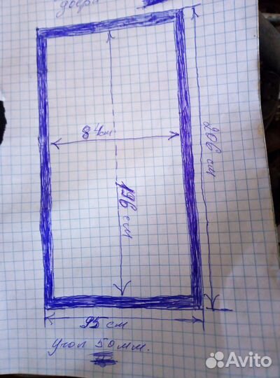 Рамка для двери(калитки)