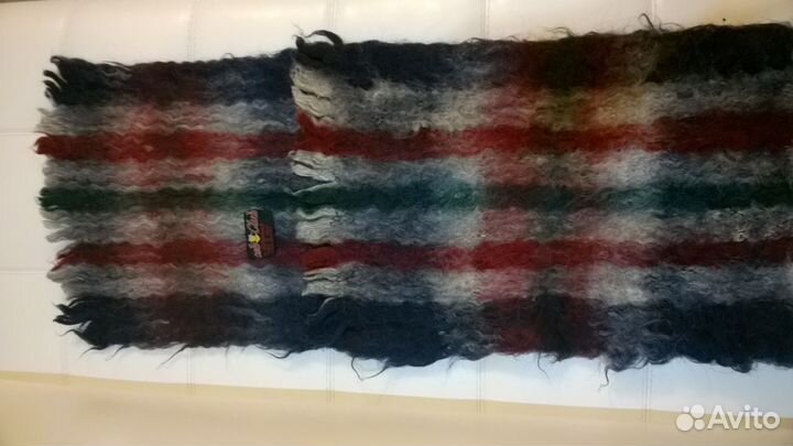 Шарф зимний мужской теплый мохер