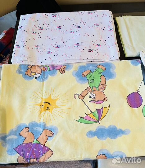 Полотенце детское, пододеяльник, постельное белье