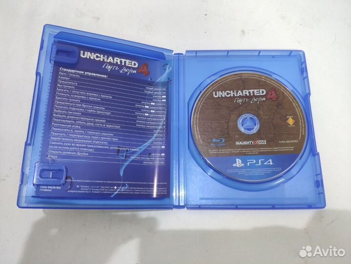Игровые диски. Sony Playstation 4 Uncharted 4. Пут