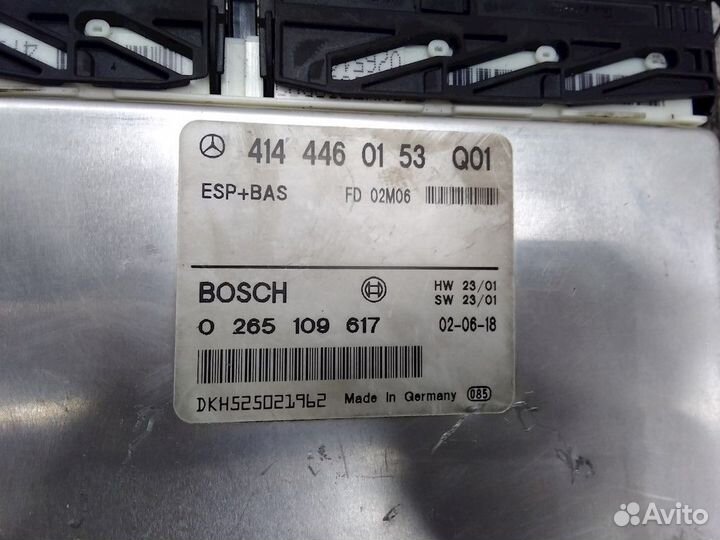 Блок управления EBS Mercedes-Benz Vaneo W414 2002