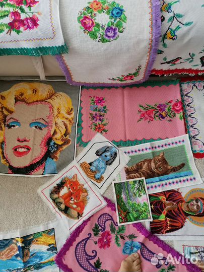 Вышивка крестом. Картины, салфетки, рушники