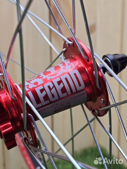 Колёса 26 Ztto Red Silver промы (пара)