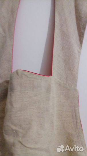 Фартук из льняной ткани, СССР