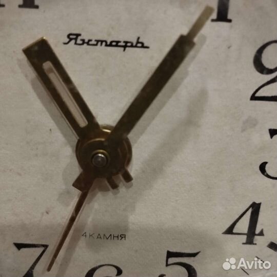Часы будильник СССР