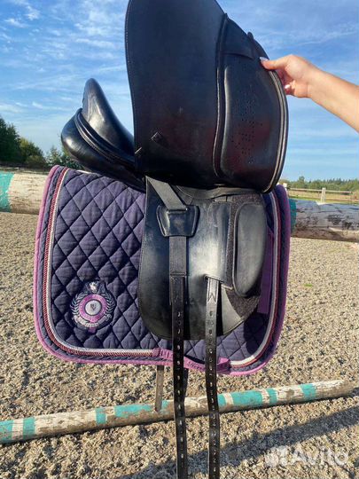 Выездковое седло престиж оптимакс