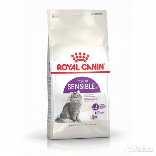 Сухой корм Royal canin sensible для пищевар 2кг