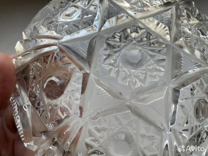 Пепельница хрустальная СССР