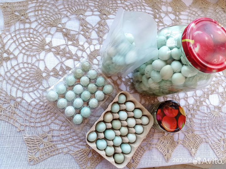 Селадон. Инкубационное перепелиное яйцо