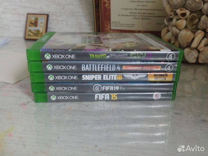 Диски на xbox one бу