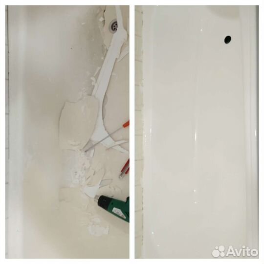 Реставрация ванн жидким акрилом