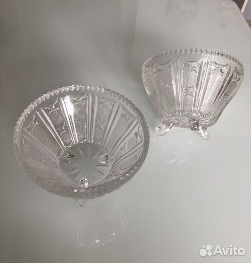 Хрустальная ваза конфетница