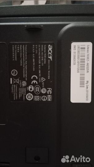 Ноутбук 17 Acer Extensa 7630ez