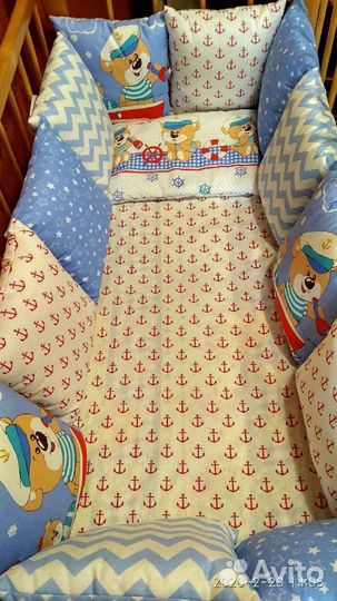 Бортики в кроватку 120#60