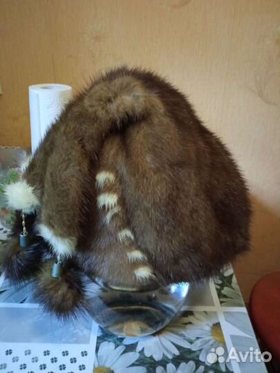 Шапка норковая женская