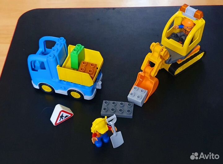 Конструктор lego duplo 10812 дорожная техника