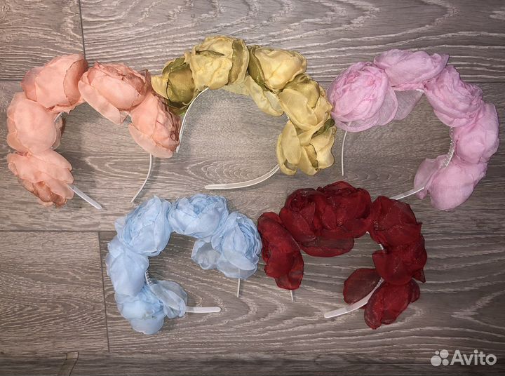 Обручи /ободки / венки ручной работы